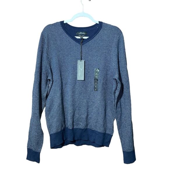 NWT Marc Anthony Cashmere Wool Cotton Blend Luxury Sweater Men's Size Large - Picture 1 of 12
